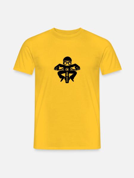 Biker - Men's T-Shirt - yellow