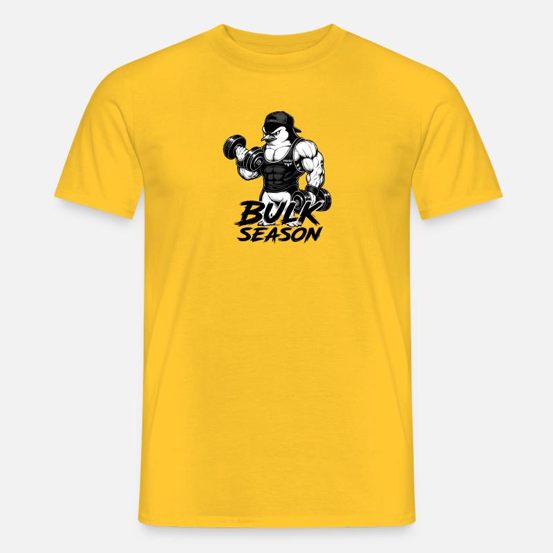 Pengu Gym - Men’s T-shirt - yellow