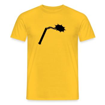 Morgenstern - Men's T-Shirt - yellow - Front - AI Model Male 178 dark (178cm)