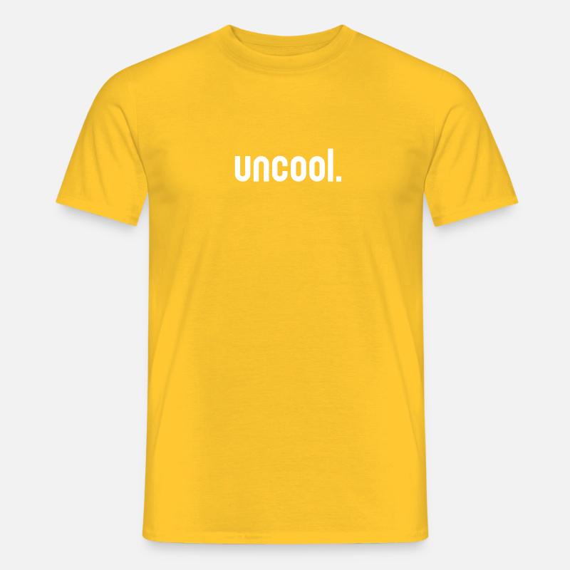 uncool - Männer T-Shirt - Gelb