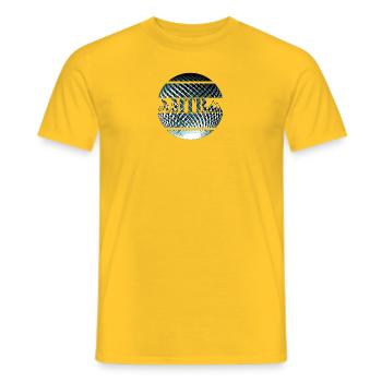 MTB Mountainbike - Männer T-Shirt - Gelb - Vorne - AI Model Male 178 dark (178cm)