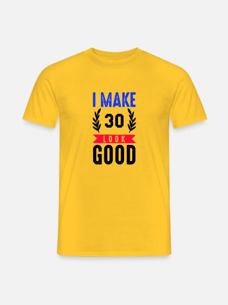 look good 30 - Men's T-Shirt - yellow