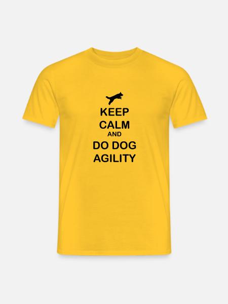 Hund Dog - Männer T-Shirt - Gelb