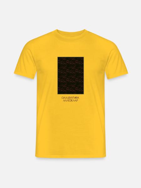 Herbst Design - Männer T-Shirt - Gelb
