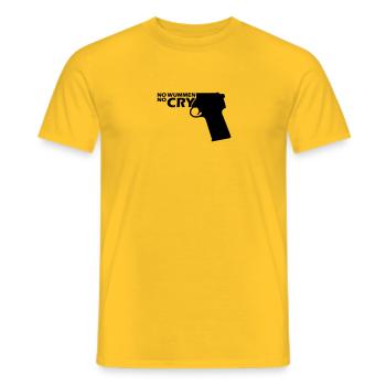 wummen - Männer T-Shirt - Gelb - Vorne - AI Model Male 178 dark (178cm)