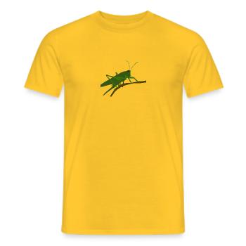 Heusch 1 - T-shirt homme - jaune - Devant - AI Model Male 178 dark (178cm)