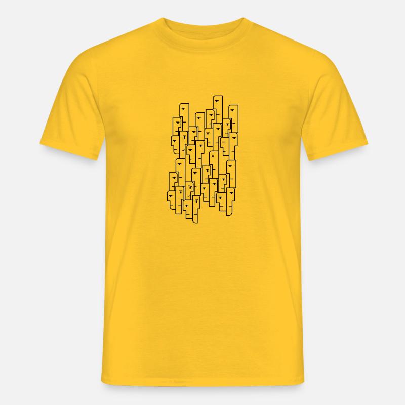 identity - Männer T-Shirt - Gelb