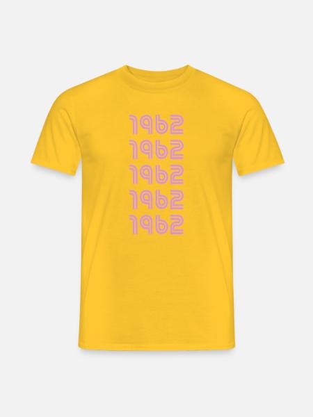 Style 1962 - Männer T-Shirt - Gelb