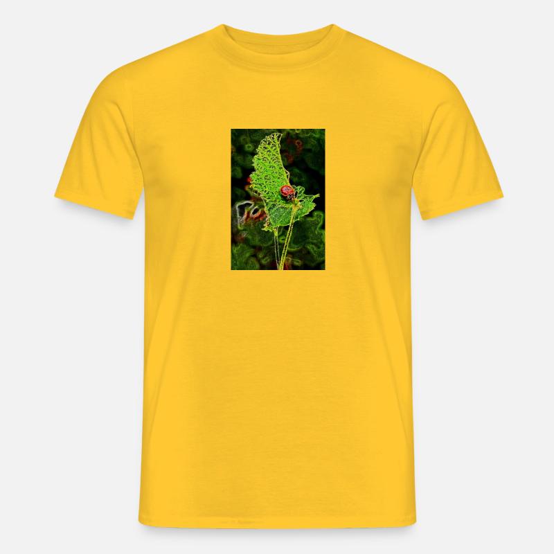 Marienkäfer - Männer T-Shirt - Gelb