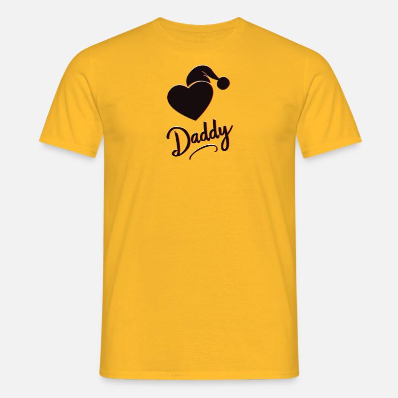 Herzlicher Daddy - Männer T-Shirt - Gelb