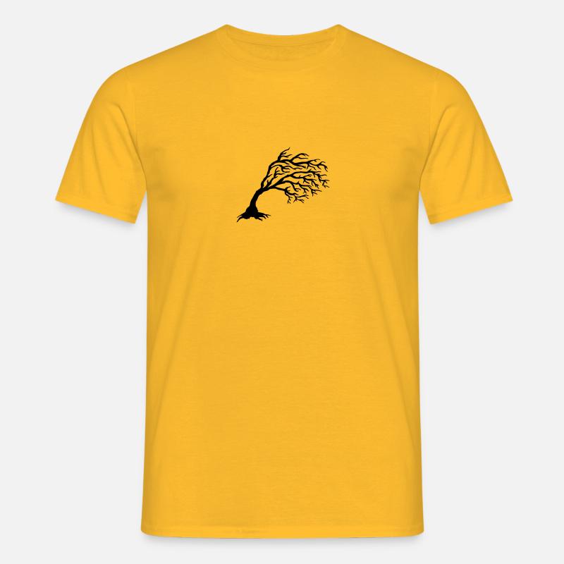 Tree - Männer T-Shirt - Gelb