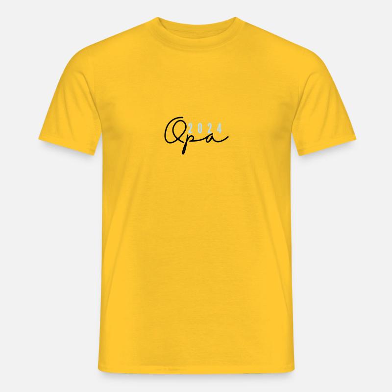 45FB200F BB12 42B3 98BE 61150C007744 - Männer T-Shirt - Gelb