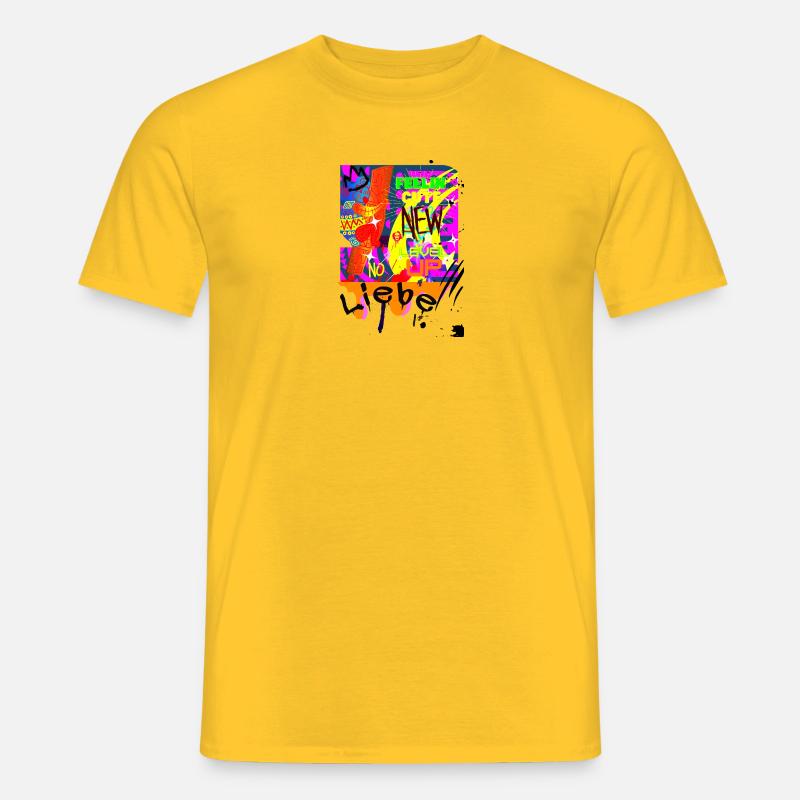 kunst - Männer T-Shirt - Gelb