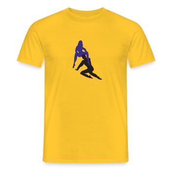 Lick it, love it - Men's T-Shirt - yellow - Front - AI Model Male 178 dark (178cm)