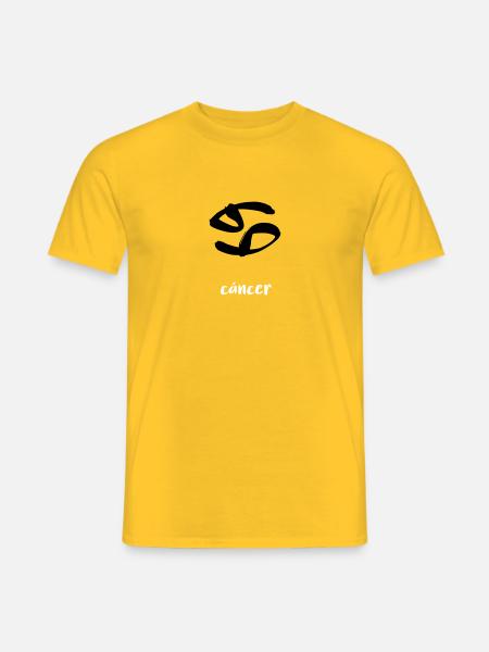 Zodiac Cancer - Men's T-Shirt - yellow