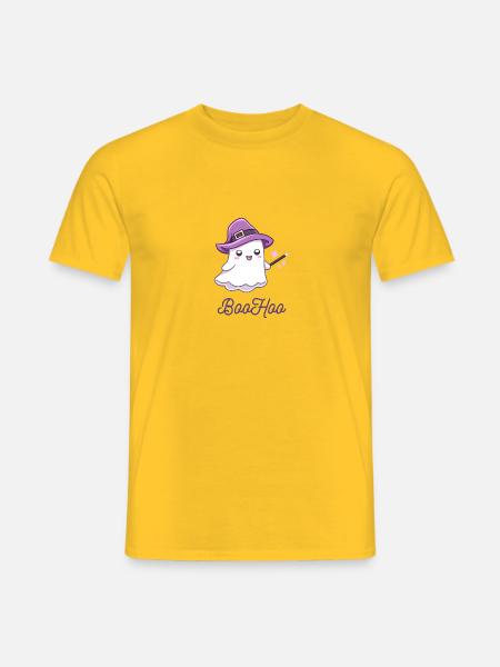 Boohoo Gespenst Design - Männer T-Shirt - Gelb