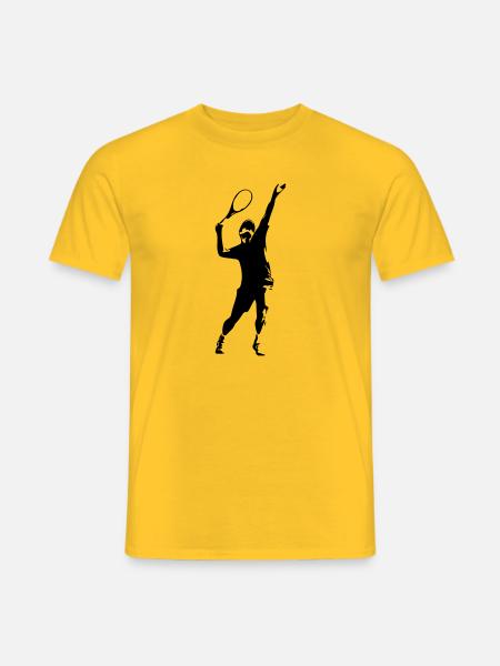 Supplément tennis - T-shirt homme - jaune