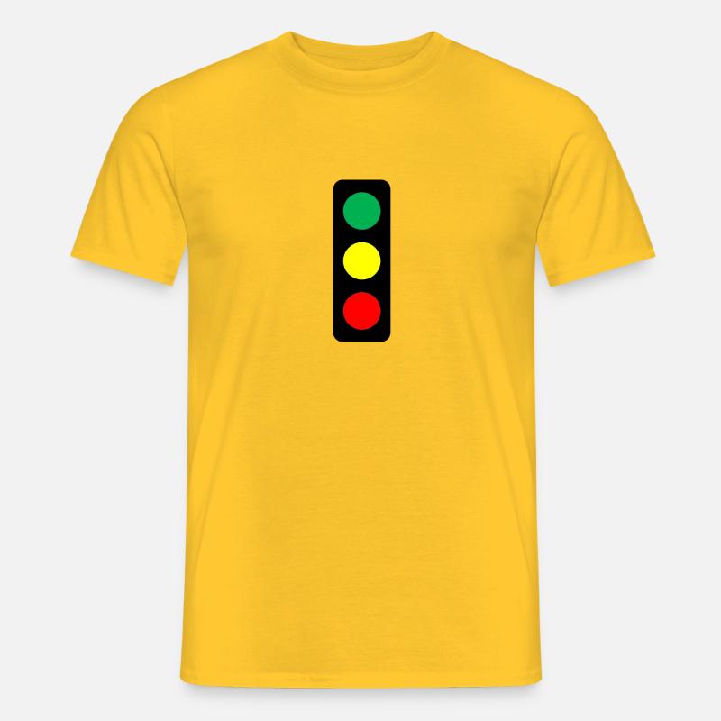 Ampel - Männer T-Shirt - Gelb