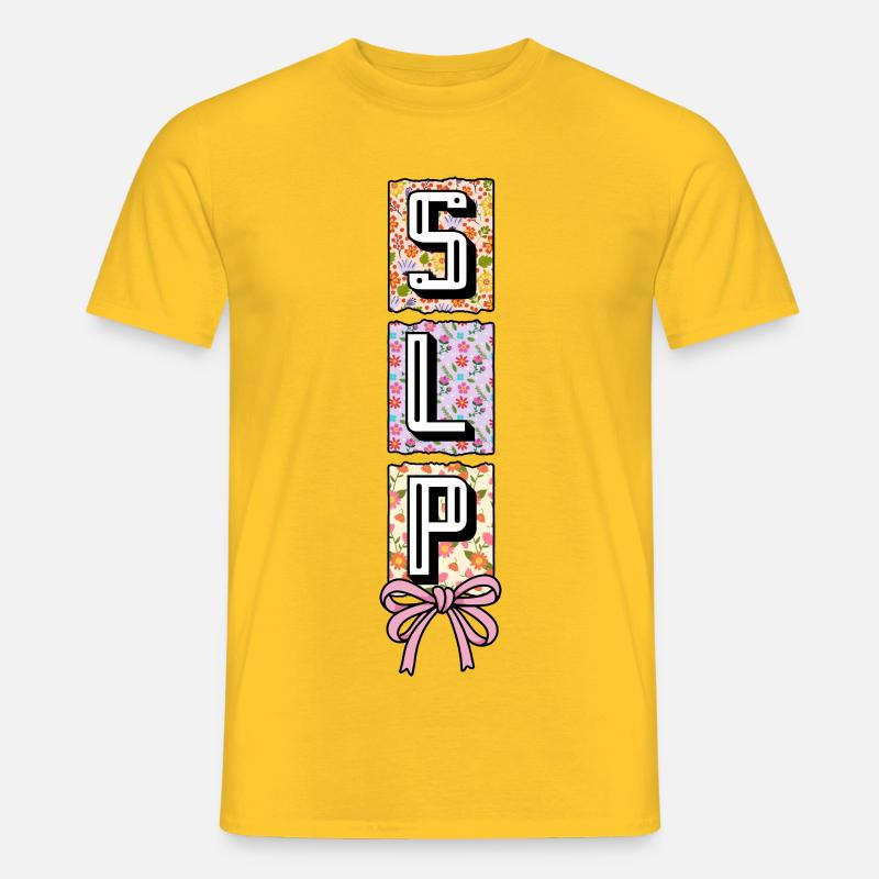 SLP Speech Language Pathology Speech Therapist - Men's T-Shirt - yellow