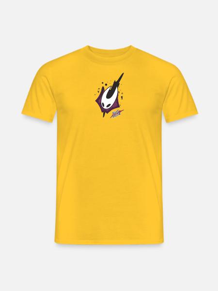 Hohle Dame _ Leere Dame _ Hohler Ritter - Männer T-Shirt - Gelb