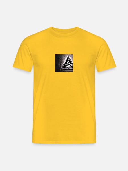 Illuminati - Männer T-Shirt - Gelb