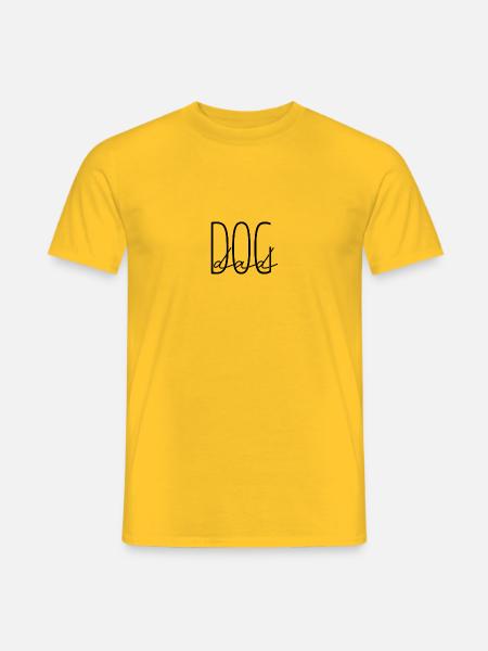 Dog Dad - Men's T-Shirt - yellow