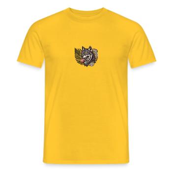 Mutter Natur - Männer T-Shirt - Gelb - Vorne - AI Model Male 178 dark (178cm)