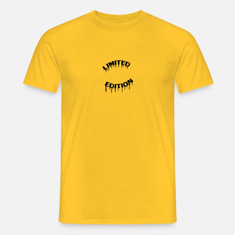 Limited Edition Graffiti - Männer T-Shirt - Gelb