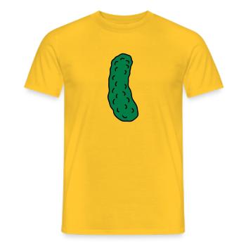 Cucumber - T-shirt homme - jaune - Devant - AI Model Male 178 dark (178cm)