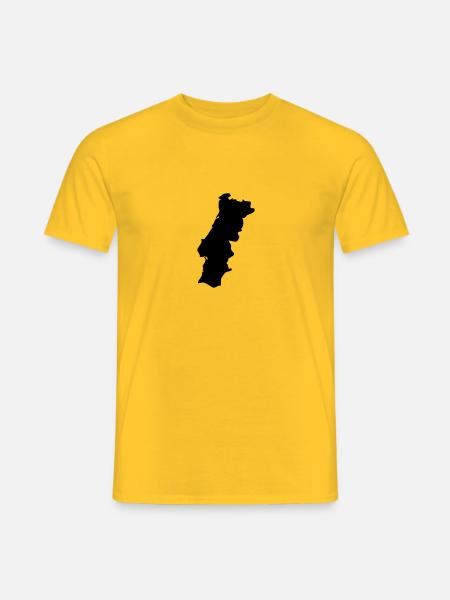 Portugal - Men's T-Shirt - yellow