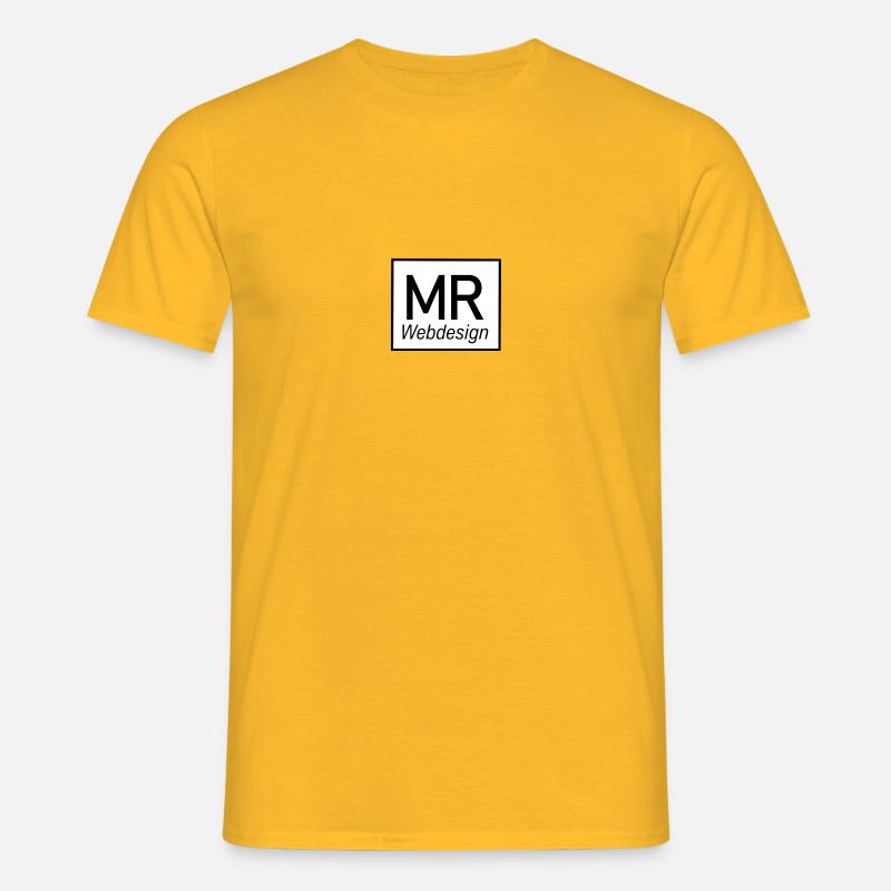 MRWebdesign - T-shirt Homme - jaune