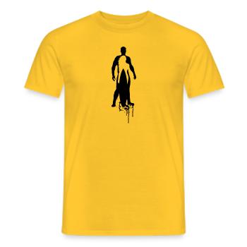 Silhouettes du surf - T-shirt homme - jaune - Devant - AI Model Male 178 dark (178cm)