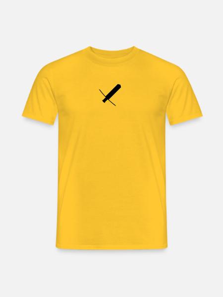 Schwert 3 - Männer T-Shirt - Gelb