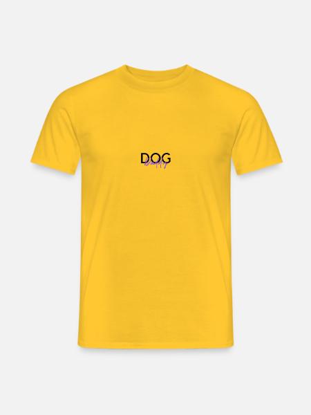 Dog Daddy - Men's T-Shirt - yellow