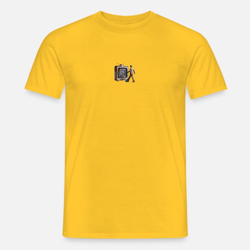 verrückte Farben - Männer T-Shirt - Gelb
