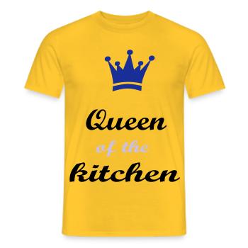 Cuire - T-shirt homme - jaune - Devant - AI Model Male 178 dark (178cm)