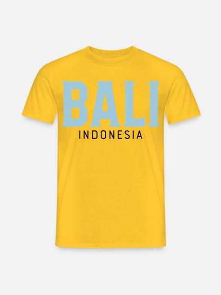 Bali - Männer T-Shirt - Gelb