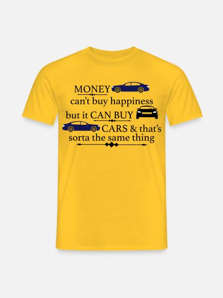 automobile - Men's T-Shirt - yellow