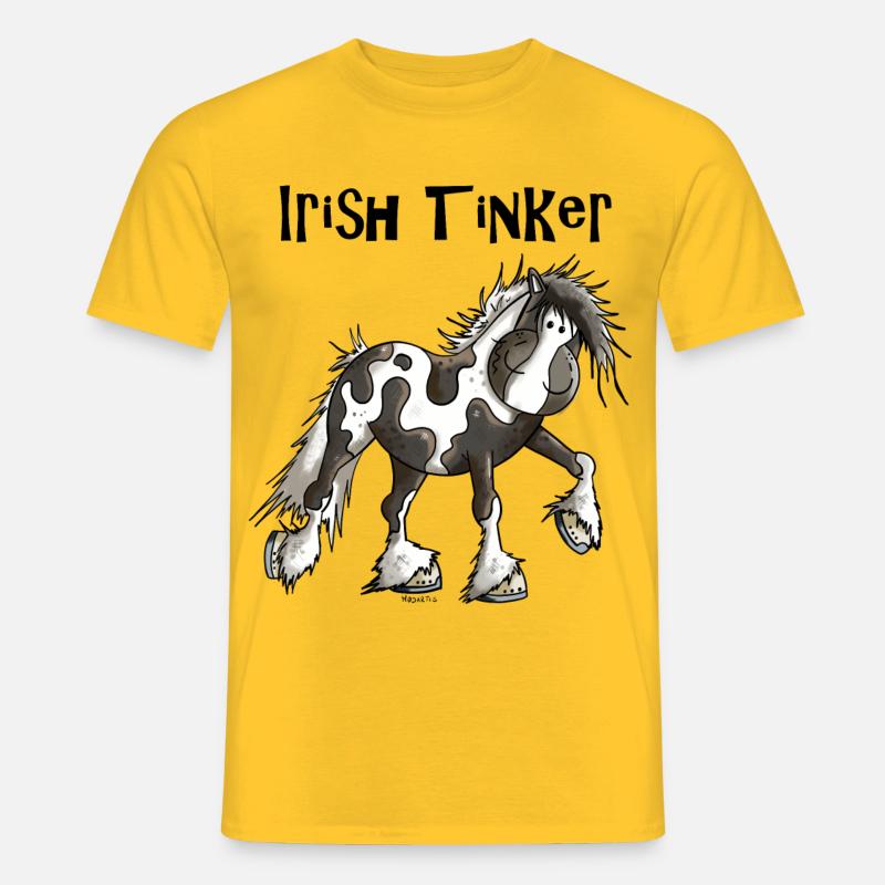 Tracy der Irish Tinker - Männer T-Shirt - Gelb