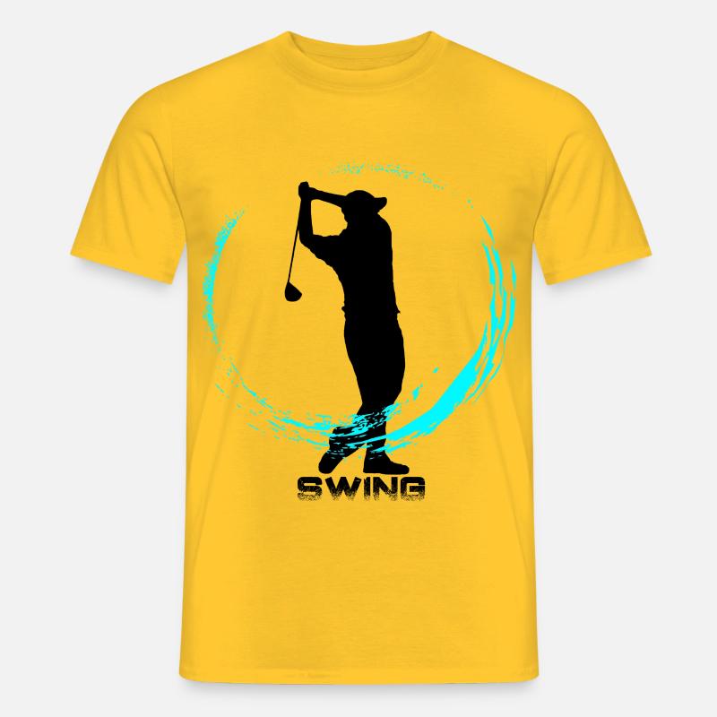 Der Golf - Männer T-Shirt - Gelb