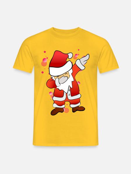 Dabbing Nicholas - Men's T-Shirt - yellow