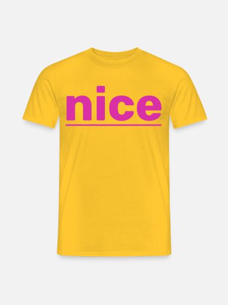 gentil - T-shirt homme - jaune