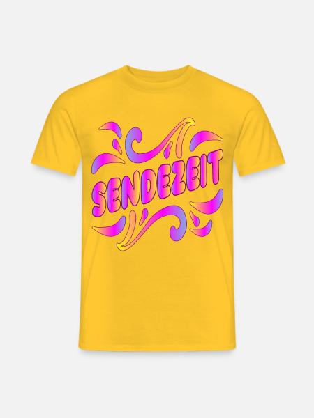 SENDEZEIT - Männer T-Shirt - Gelb