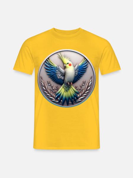 Medaille (02) - Männer T-Shirt - Gelb
