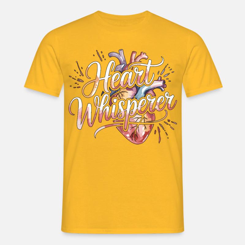 Cardiac Tech Heart Whisperer Pacemaker Technician - Männer T-Shirt - Gelb