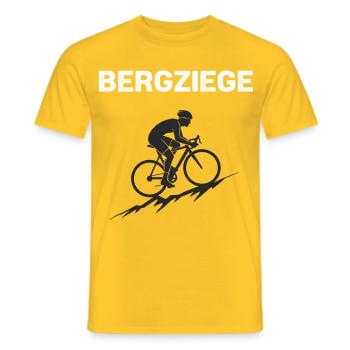 Vélo de route Vélo Vélo Sport Vélo VTT - T-shirt homme - jaune - Devant - AI Model Male 178 dark (178cm)
