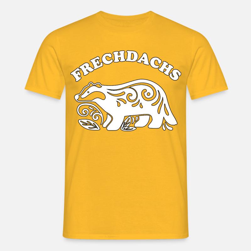 Frechdachs – Der freche Spitzbube - Männer T-Shirt - Gelb