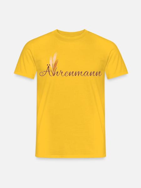 Ährenmann - Farben veränderbar - Männer T-Shirt - Gelb