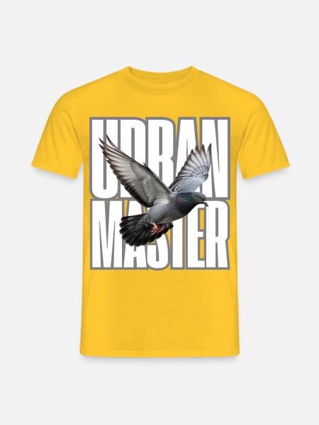 Urban Master Taube - Männer T-Shirt - Gelb