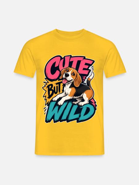 Beagle - Männer T-Shirt - Gelb
